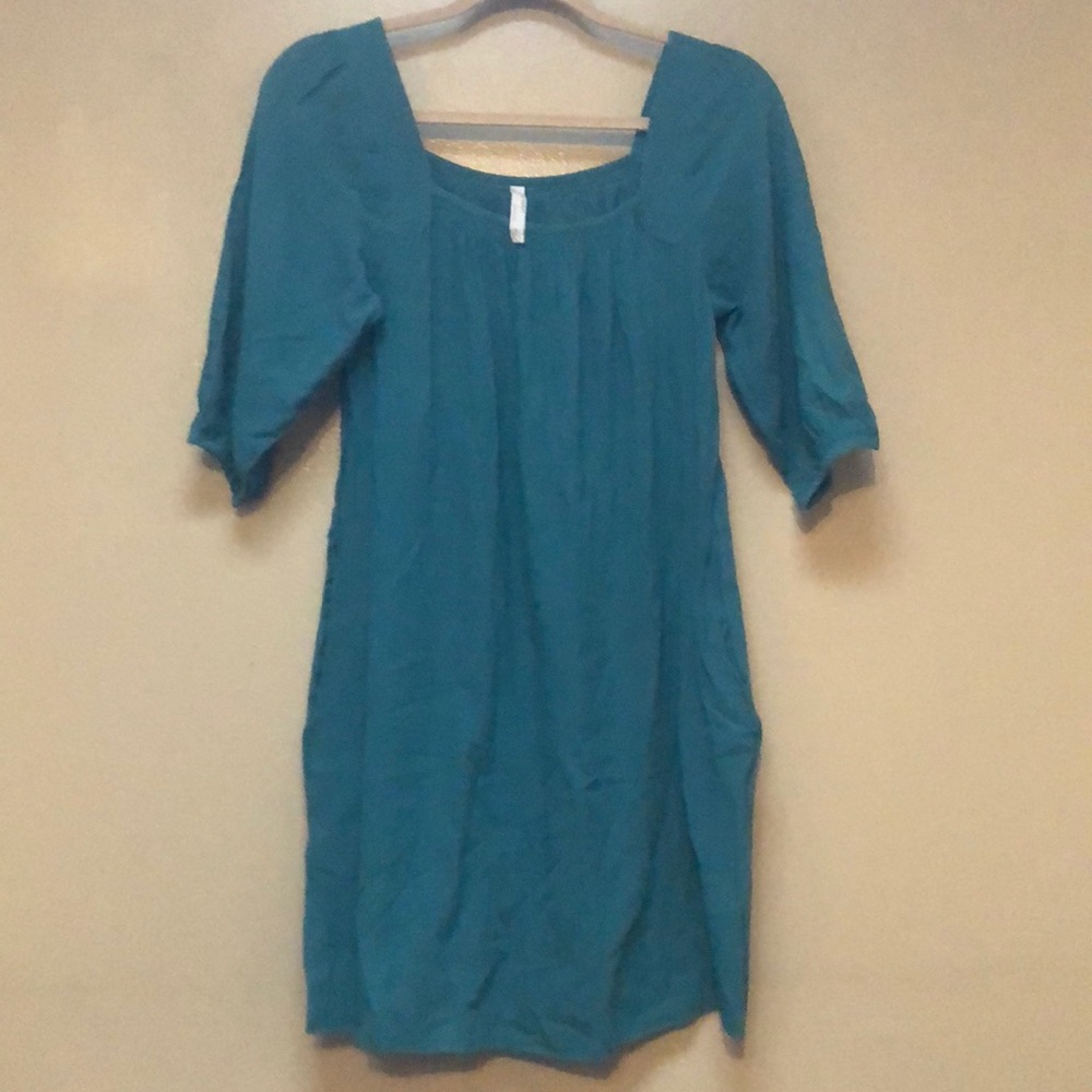 Old navy teal cotton dress